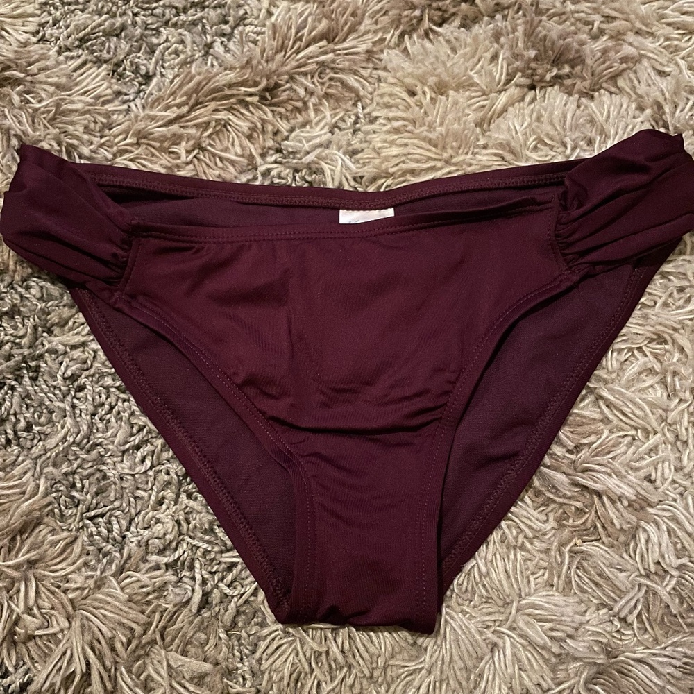 Kona Sol Plum Swimsuit Bottoms